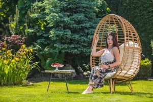 Fotel Kokon Kosz BOHO Krzesło ogrodowe